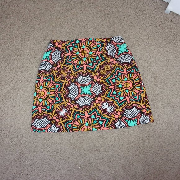 MinkPink Boho Print Skirt S